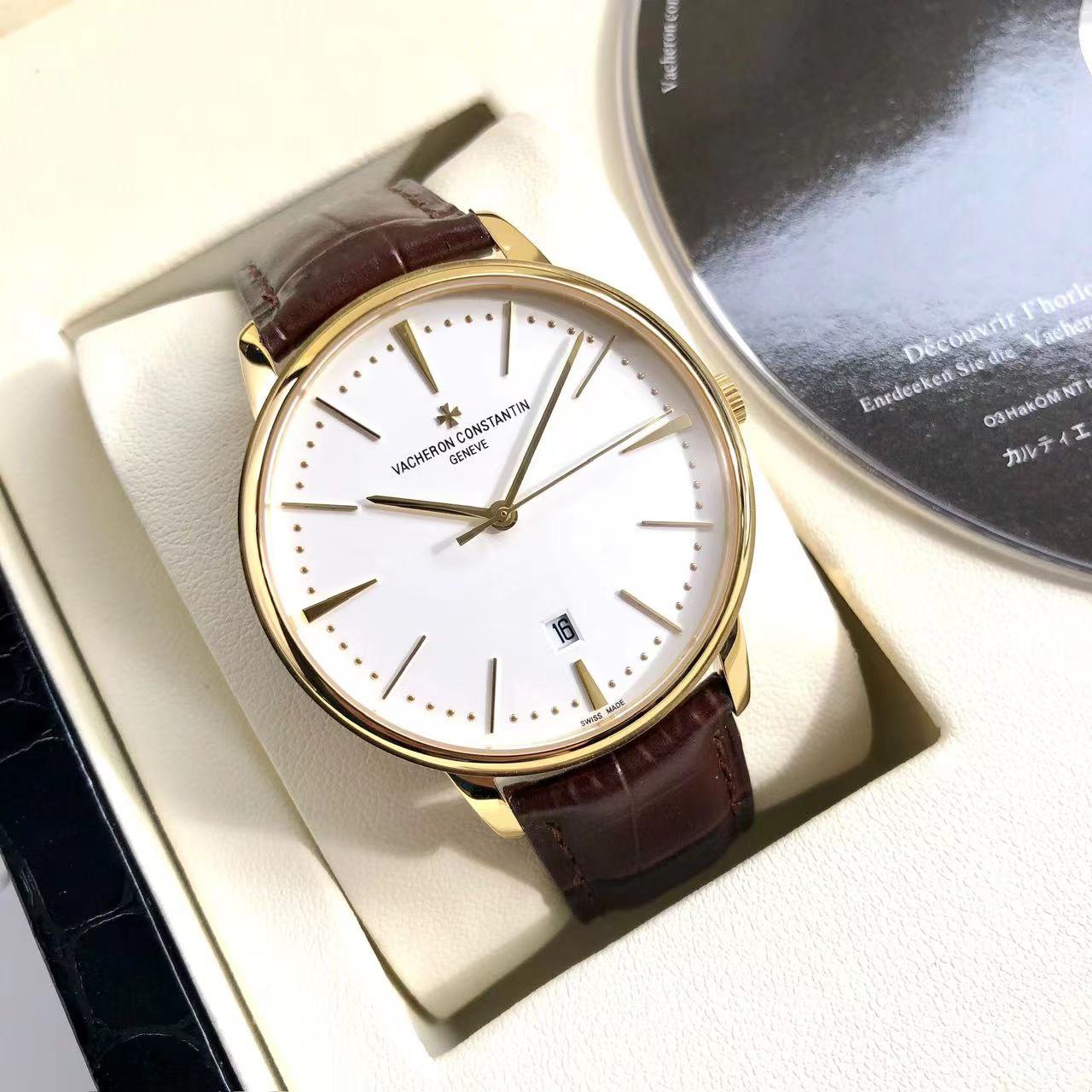 best replica luxury Vacheron Constantin watches Men high quality imitation Patrimony 1043614279