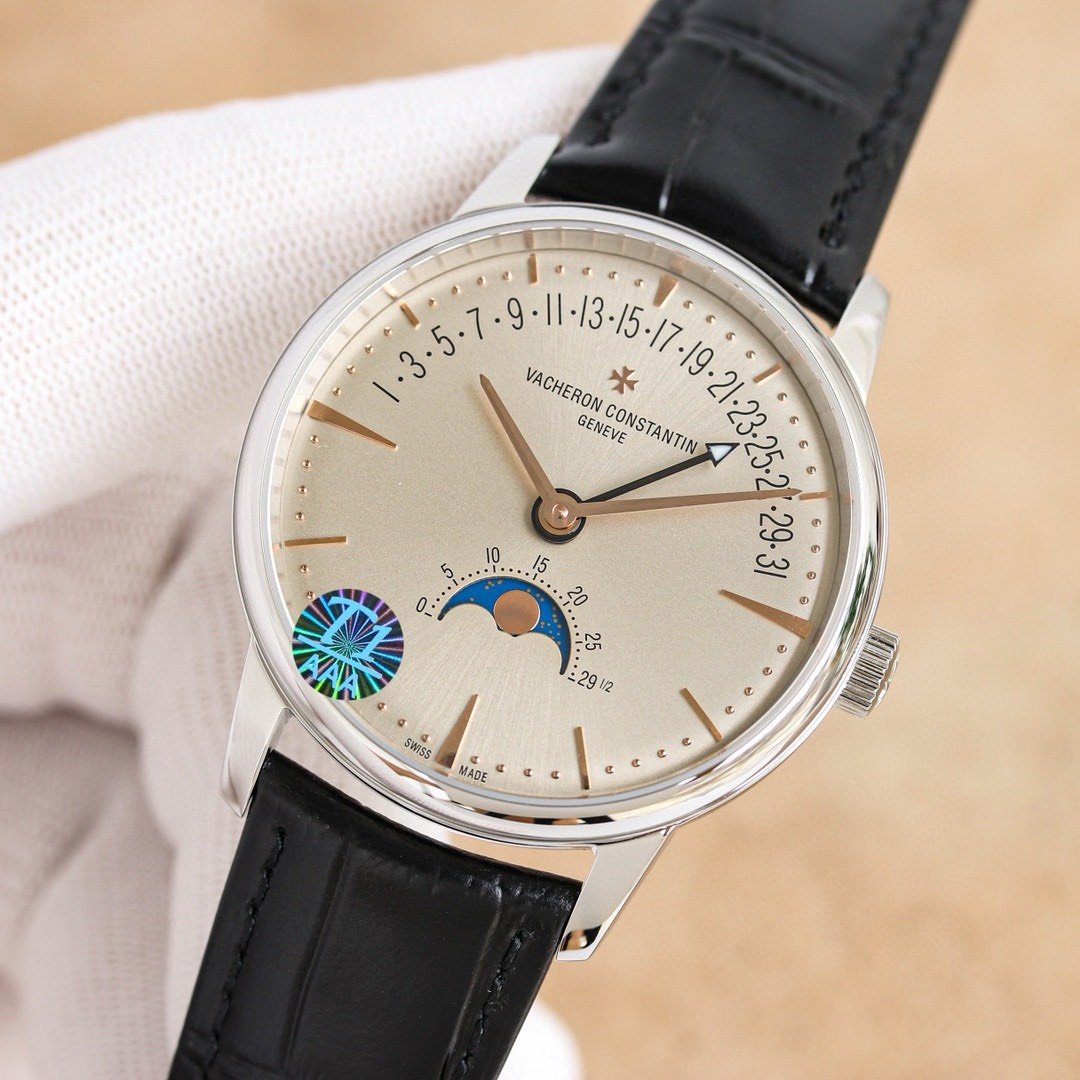 best replica luxury Vacheron Constantin watches Men high quality imitation Overseas 1053908340 - Image 2