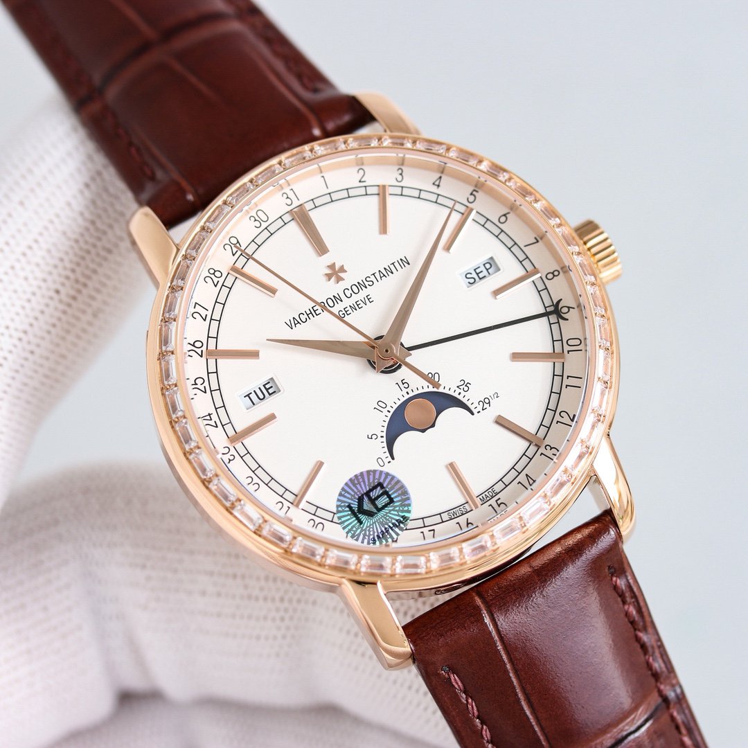 best replica luxury Vacheron Constantin watches Men high quality imitation Traditionnelle 1075453793 - Image 2