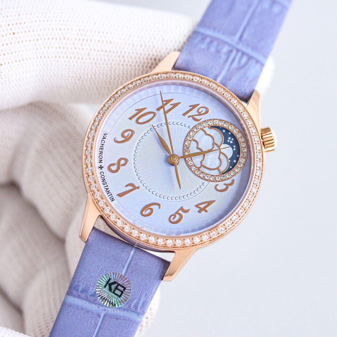 best replica luxury Vacheron Constantin watches Women high quality imitation Egerie 1080039265 - Image 3