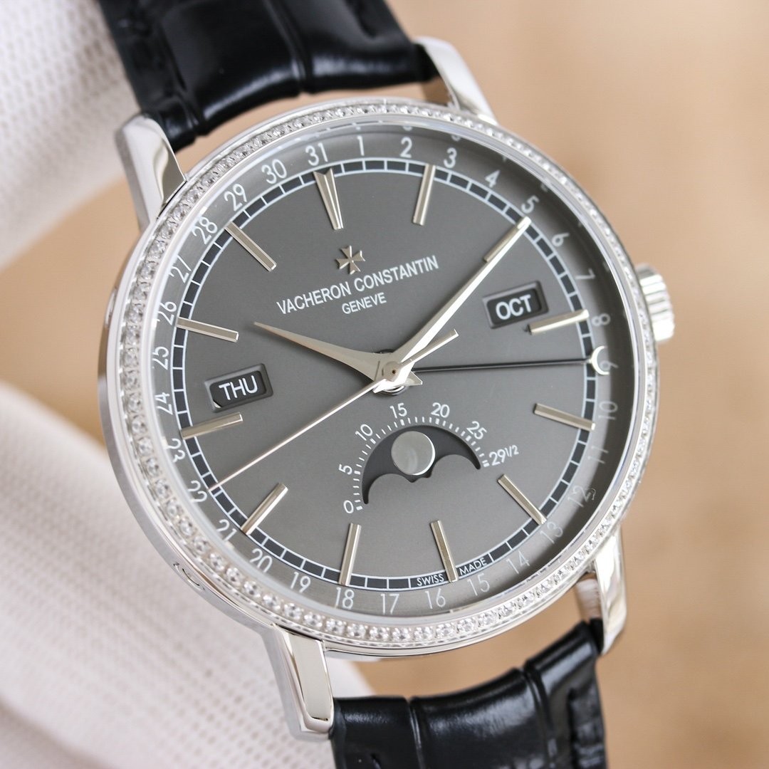 best replica luxury Vacheron Constantin watches Men high quality imitation Traditionnelle 1077095555 - Image 3