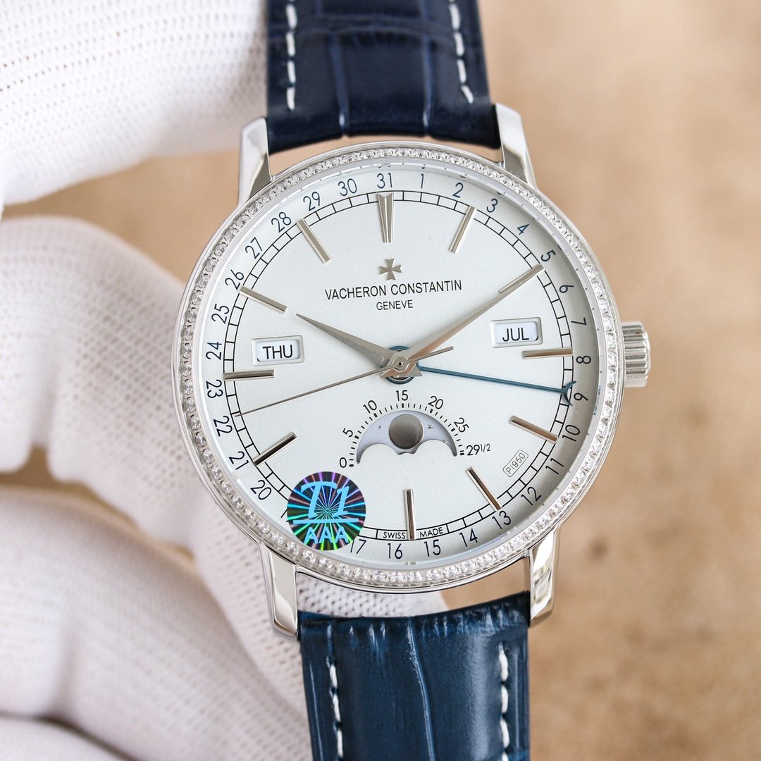 best replica luxury Vacheron Constantin watches Men high quality imitation Traditionnelle 1077095555 - Image 4