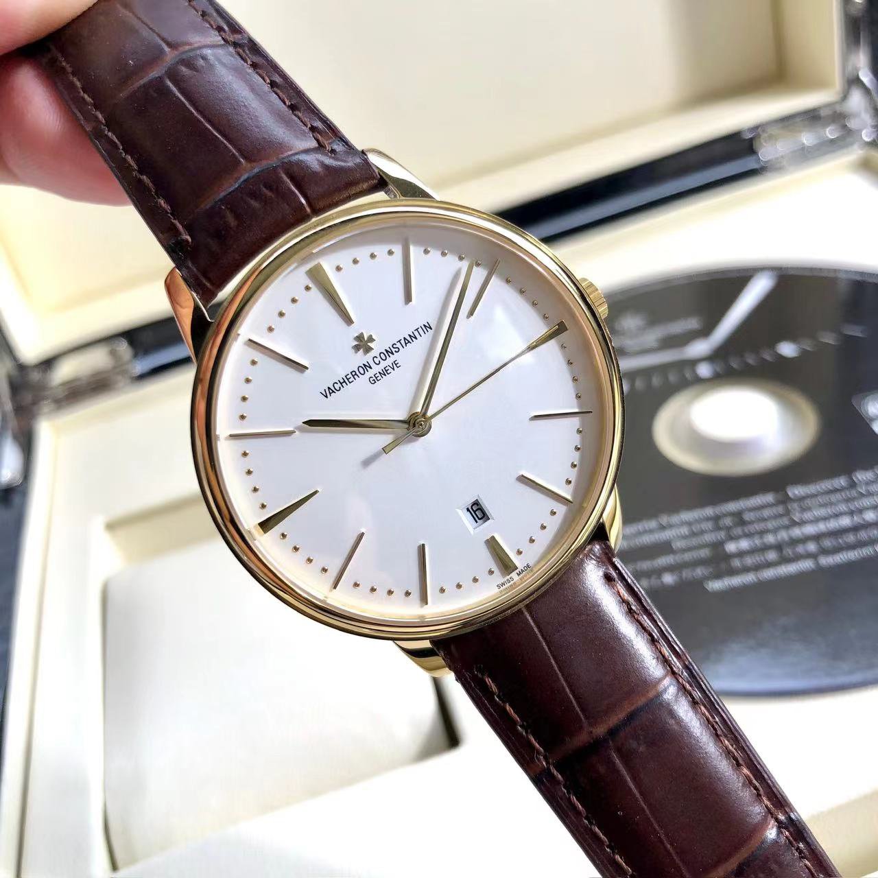 best replica luxury Vacheron Constantin watches Men high quality imitation Patrimony 1043614279 - Image 5