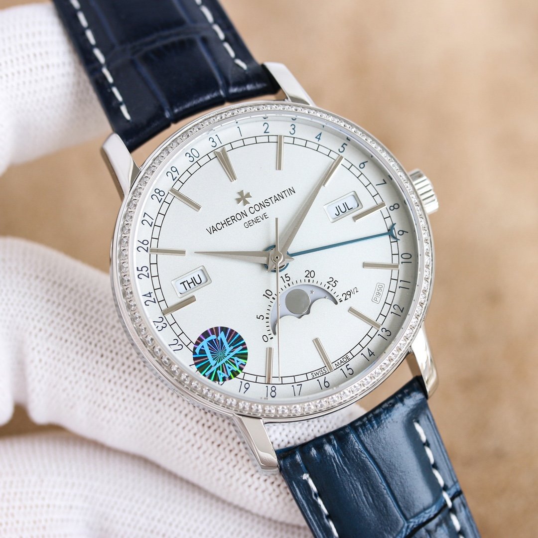 best replica luxury Vacheron Constantin watches Men high quality imitation Traditionnelle 1077095555 - Image 5