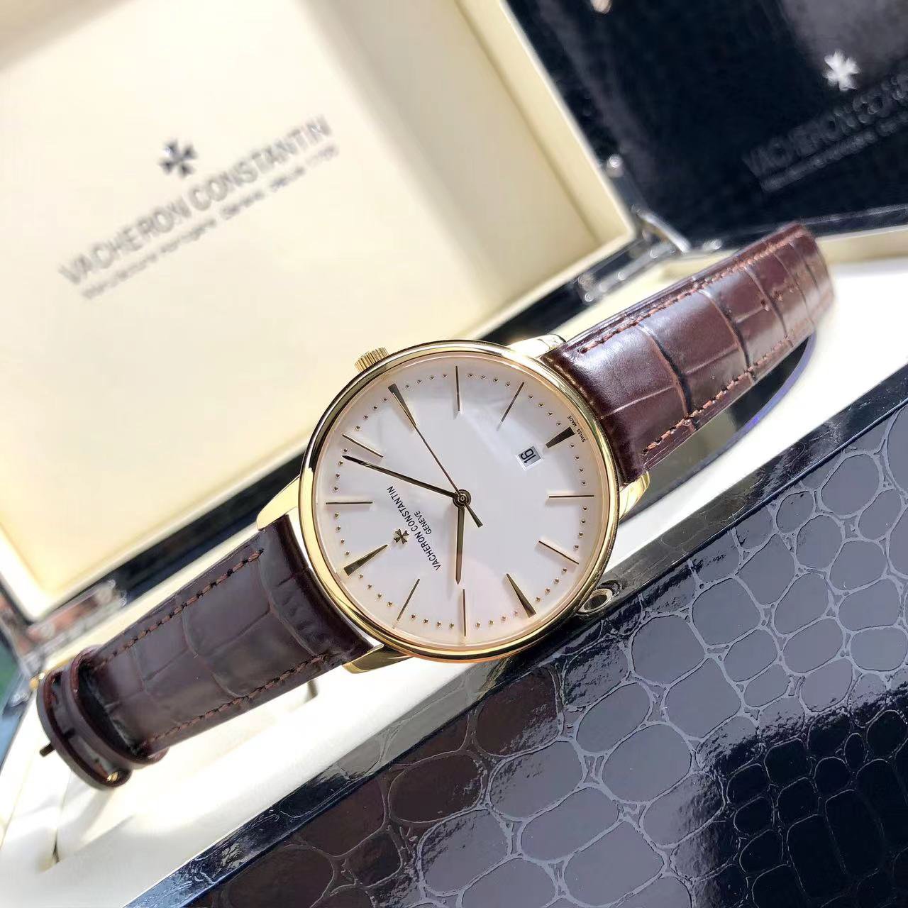 best replica luxury Vacheron Constantin watches Men high quality imitation Patrimony 1043614279 - Image 6