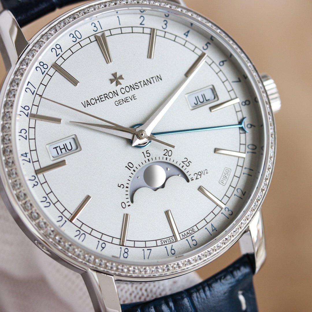 best replica luxury Vacheron Constantin watches Men high quality imitation Traditionnelle 1077095555 - Image 6