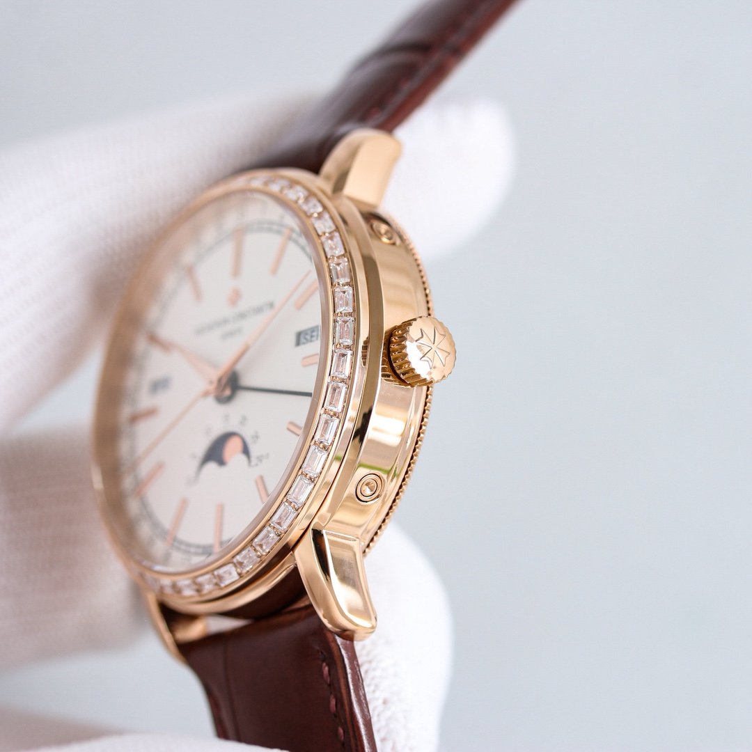 best replica luxury Vacheron Constantin watches Men high quality imitation Traditionnelle 1075453793 - Image 6