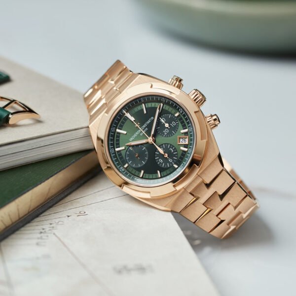 Replica vacheron constantin overseas chronograph pink gold